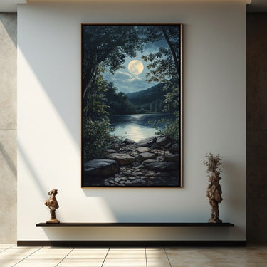 Peinture Acrylique Clair de Lune